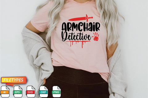 Armchair Detective SVG SVG Creativeart88 