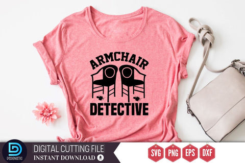 Armchair detective SVG SVG DESIGNISTIC 