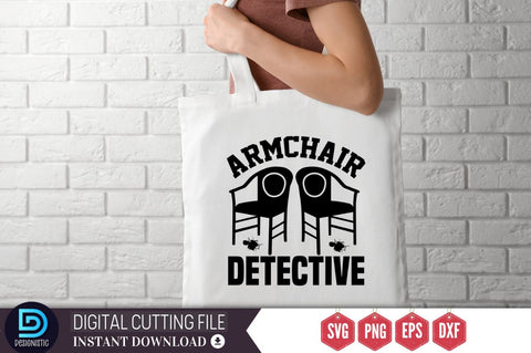 Armchair detective SVG SVG DESIGNISTIC 