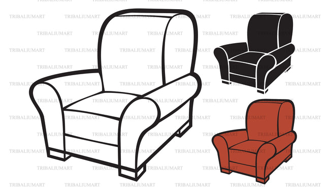 Armchair SVG TribaliumArtSF 