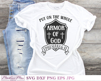 Armor of God, Christian Bible Quote SVG SVG Madison Mae Designs 