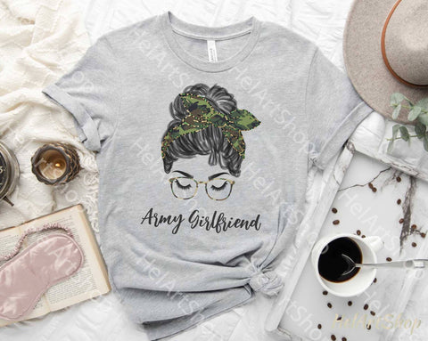 Army Girlfriend Png, Sublimation Png Sublimation _HelArtShop_ 