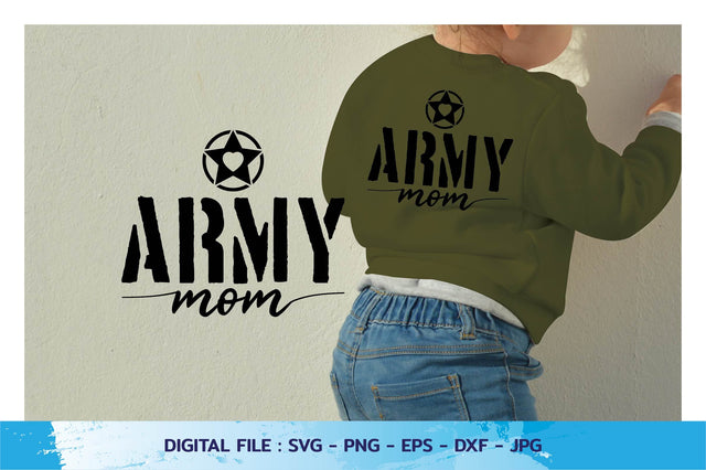 army mom for mother's day silhouette svg, t-shirt, Cricut Files, svg, png, eps, dxf, Instant Download SVG nhongrand 