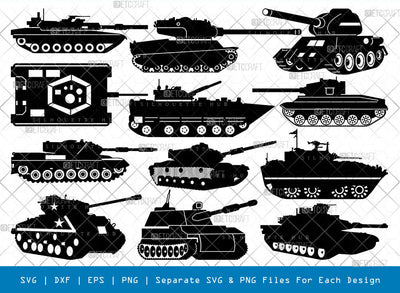 Army Tank SVG, Tank Silhouette, Soldier Tank Svg, Tank Svg, Military Vehicles Svg, Military Tank Svg, War Tank Svg, War Vehicle Svg, Tank Bundle, SVG ETC Craft 