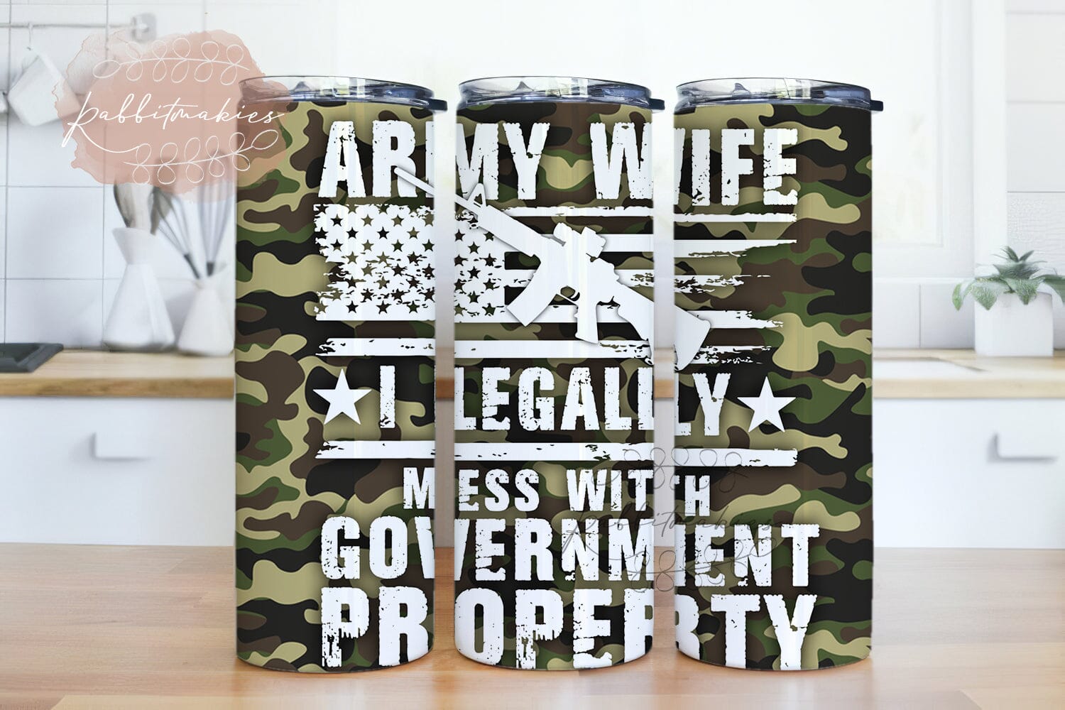 Mothers Day Gift for Moms, Camo Momlife Tumbler, Army Mom Tumbler