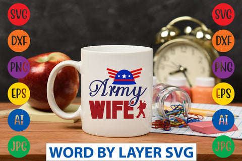 Army Wife SVG Design SVG Rafiqul20606 