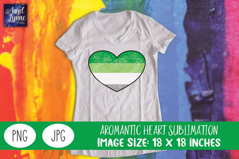 Aromantic Sublimation | Aromantic Heart Sublimation Sublimation Angel Lynne Designs 
