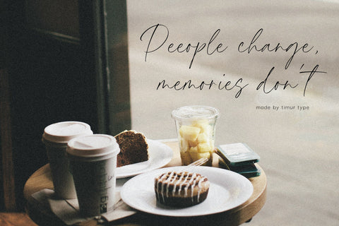 Aromatic Signature - Modern signature font Font Timur type 