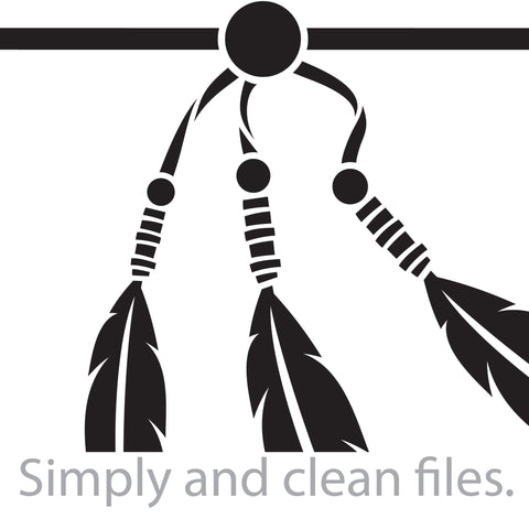Arrow and Feathers SVG TribaliumArtSF 