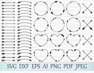 Arrow bundle cut files SVG MagicArtLab
