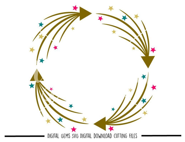 Arrow frame SVG / DXF / EPS / PNG files SVG Digital Gems 