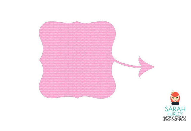 Arrow Label SVG Sarah Hurley 