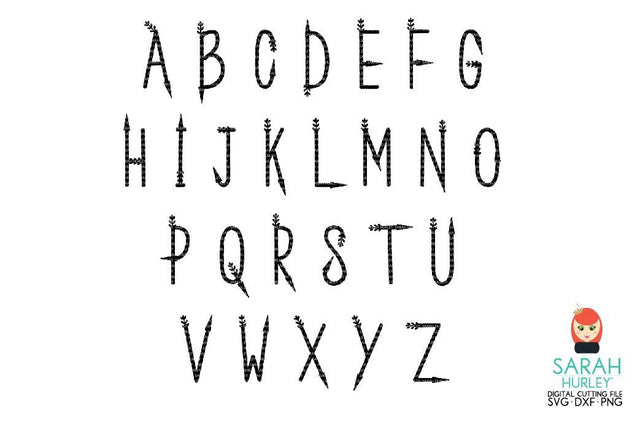 Arrow Letters SVG Sarah Hurley 