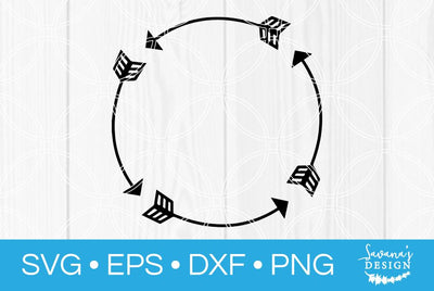 Arrow Monogram SVG SavanasDesign 