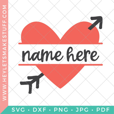 Arrow Monogram SVG SVG Hey Let's Make Stuff 