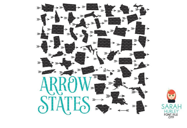 Arrow States Font Font Sarah Hurley 