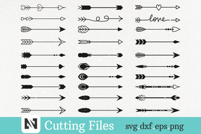 Arrow Svg, Arrow Clip Art, Tribal Arrow Svg, Ornament Svg SVG Pinoyart Kreatib 