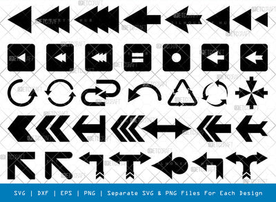 Arrow SVG, Arrow Silhouette, Bottom Arrow Svg, Arrow Icon Svg, Arrows Svg, Arrowhead Svg, Arrow Sign Svg, Simple Arrow Svg, Arrow Bundle SVG ETC Craft 