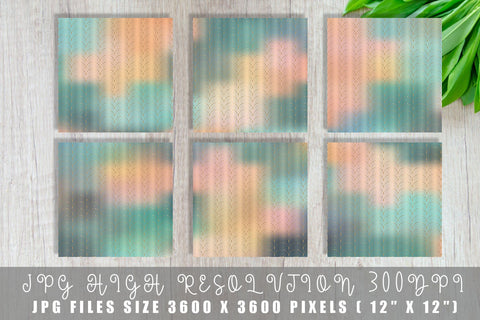 Art deco pattern digital paper with gradient green color background Digital Pattern artnoy 