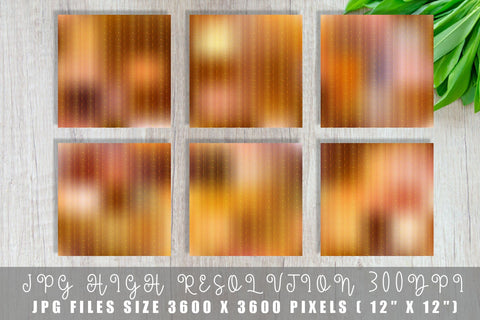 Art deco pattern digital paper with gradient orange color background Digital Pattern artnoy 