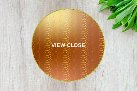 Art deco pattern digital paper with gradient orange color background Digital Pattern artnoy 