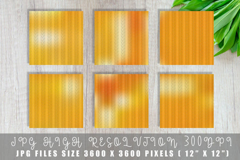 Art deco pattern digital paper with gradient orange color background Digital Pattern artnoy 