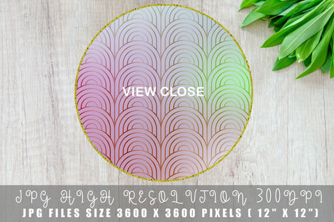 Art deco pattern digital paper with gradient purple color background Digital Pattern artnoy 