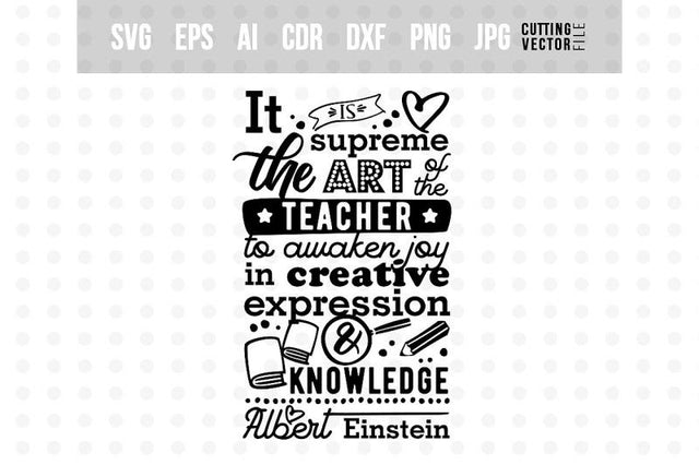 Art of the teacher SVG SVG VectorSVGdesign 