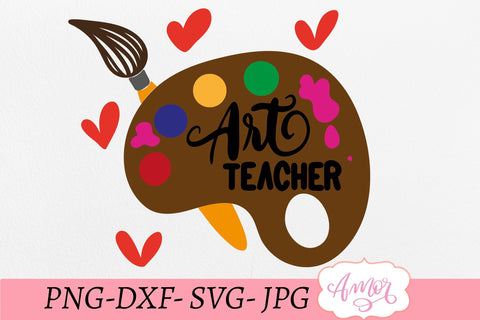 Art teacher SVG, teacher appreciation svg SVG Amorclipart 