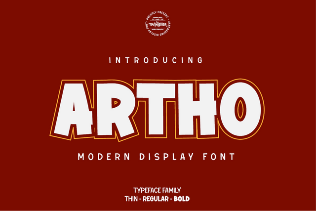 Artho Font twinletter 