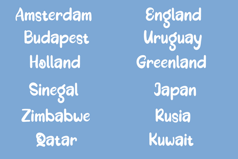 Arumi Font twinletter 