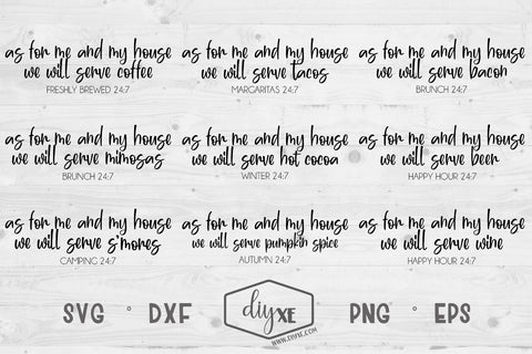 As For Me And My House Bundle SVG DIYxe Designs 