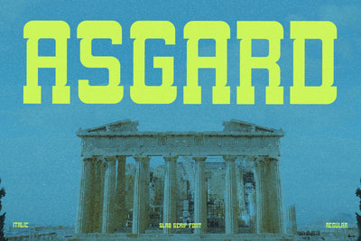 ASGARD Typeface Font Storytype Studio 