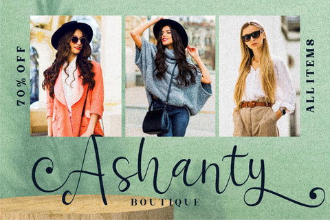 Ashanty Herlina Font Letterena Studios 