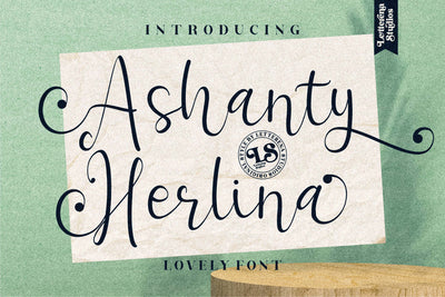Ashanty Herlina Font Letterena Studios 