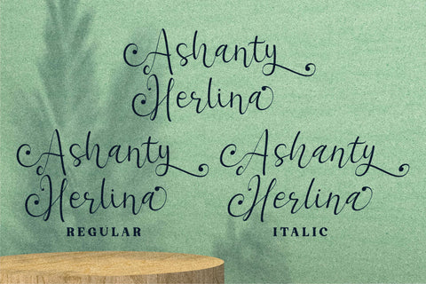 Ashanty Herlina Font Letterena Studios 
