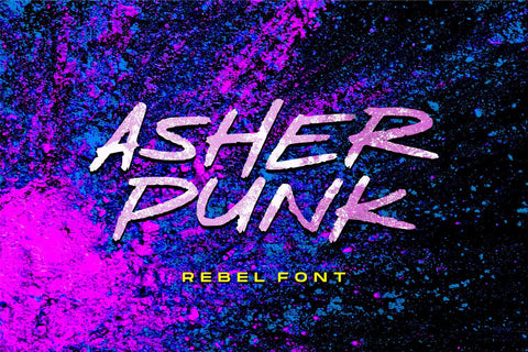 Asher Punk Font Allouse.Studio 