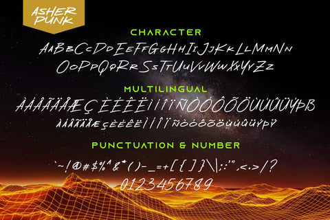 Asher Punk Font Allouse.Studio 
