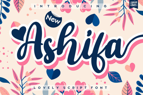 Ashifa Font Letterena Studios 