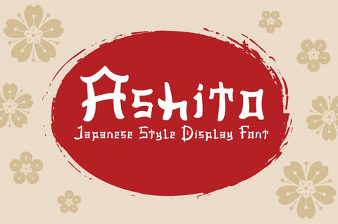 Ashito - Japanese Style Font Font Attype studio 