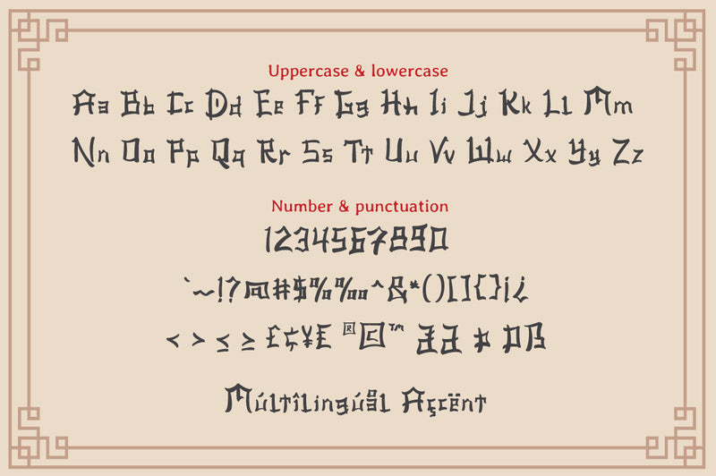 Ashito - Japanese Style Font - So Fontsy