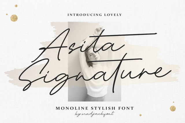 Asita Signature Font muhammadzeky 