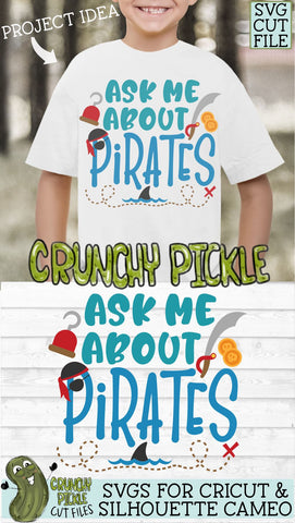Ask Me About Pirates SVG SVG Crunchy Pickle 