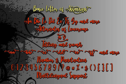 Assasins Font Supersemar Letter 