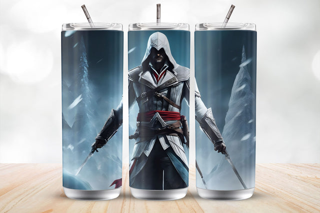 Assassin 20 Oz Tumbler Wrap Sublimation Design Sublimation MockupSvgVenue 