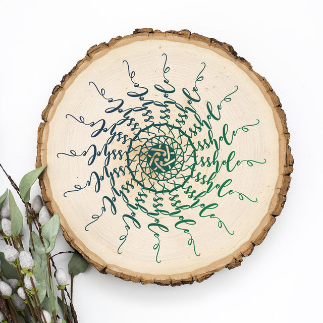 Asshole Sunflower Mandala | Adult SVG Design | So Fontsy SVG Crafting After Dark 