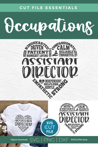 Assistant Director svg, Asst Director of Operations svg SVG SVG Cut File 