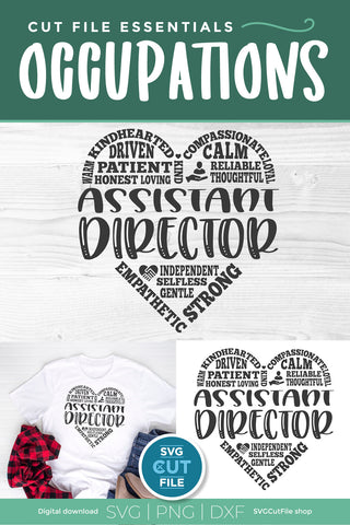 Assistant Director svg, Asst Director of Operations svg SVG SVG Cut File 