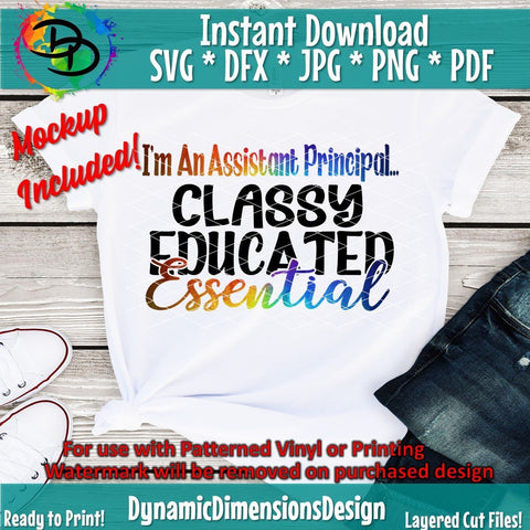 Assistant Principal _ Classy Educated Essential SVG DynamicDimensionsDesign 
