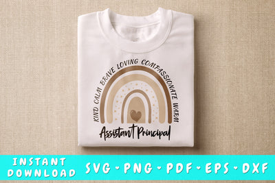 Assistant Principal Rainbow SVG SVG HappyDesignStudio 